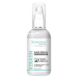 Keratin professional hair serum pump bottle