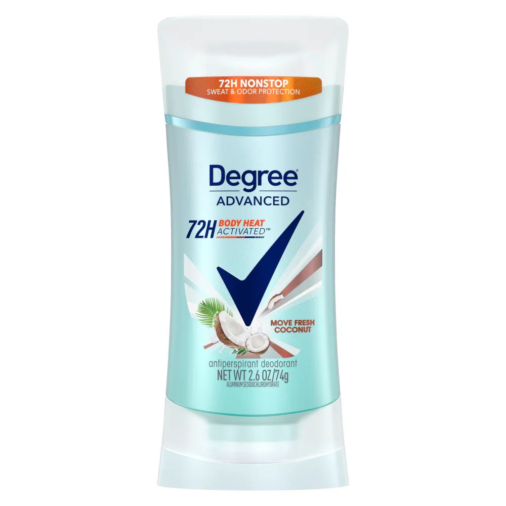 Degree Advanced 72H Antiperspirant Deodorant Fresh Coconut - 74g - Buy Online in Pakistan at Cosmia.pk