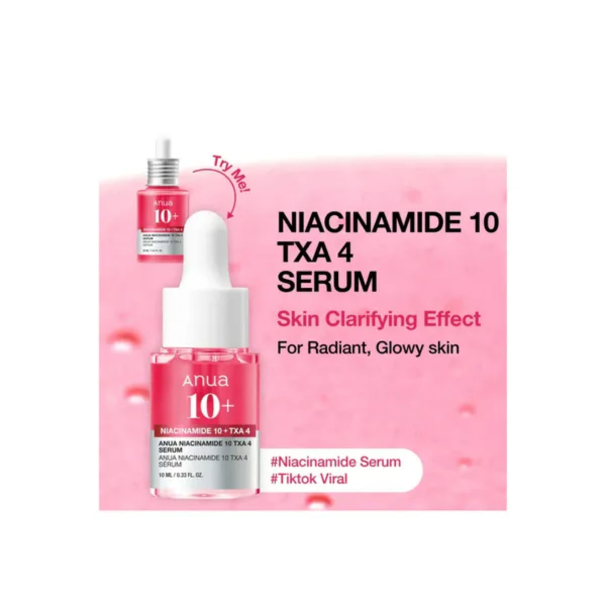 Anua Niacinamide 10 TXA 4 Serum mini skin clarifying radiant glowy skin - Anua Serum Minis Discovery Trio Set - Buy Online in Pakistan at Cosmia.pk