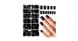 DoDo Lady Reusable Press On Nails Set - 12Pcs - Glossy Midnight Black
