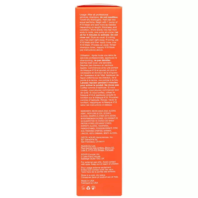 K18 Professional Molecular Repair Hair Mask 150ml - Buy Online in Pakistan at Cosmia.pk