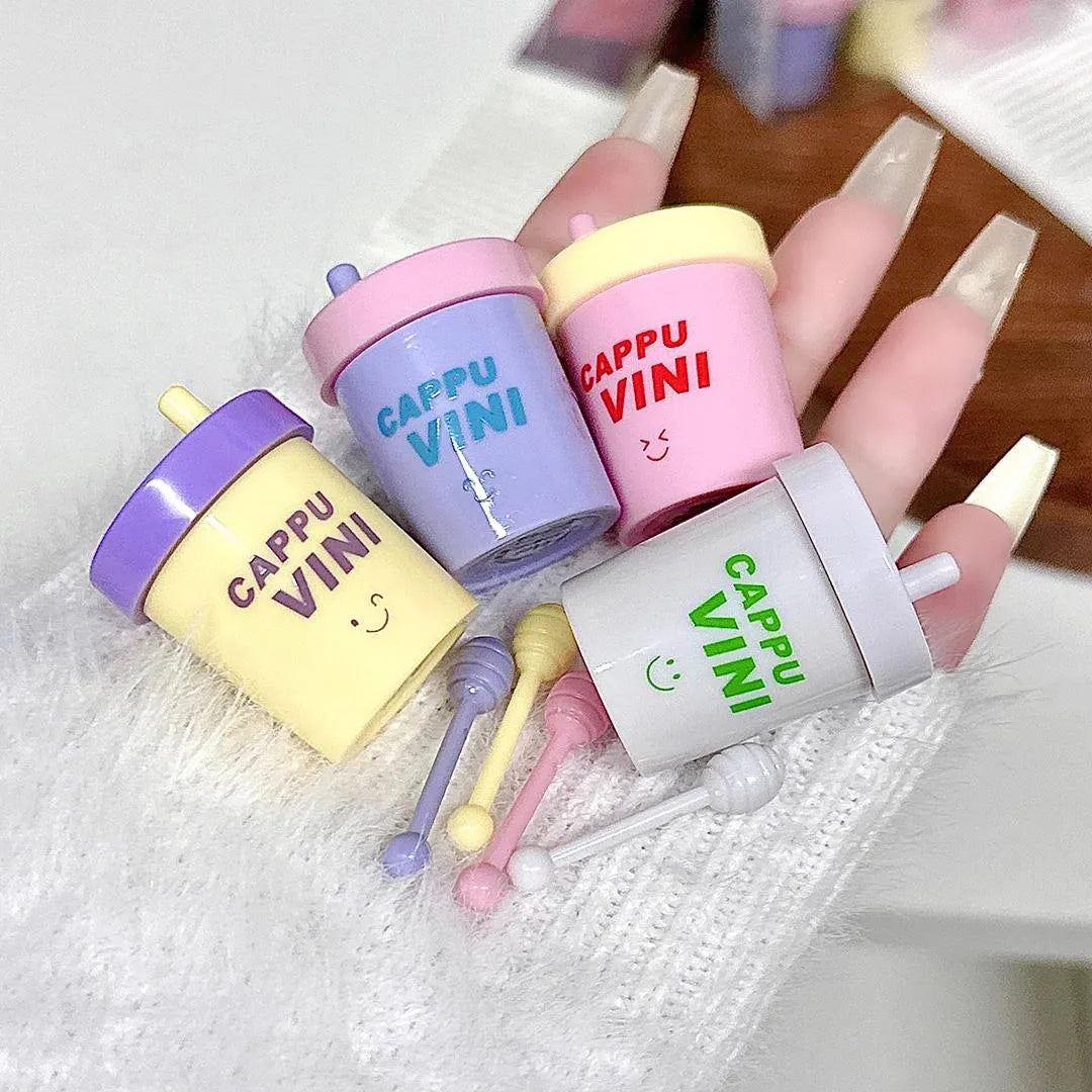 CAPPUVINI Stain-resistant Straw Cup Lip Gloss 3(Pcs) Set - Buy Online in Pakistan at Cosmia.pk