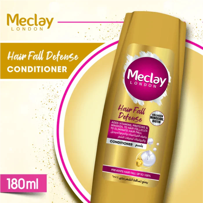 Meclay London Hair Fall Defense Conditioner - 180ml - Buy Online in Pakistan at Cosmia.pk