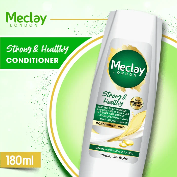 Meclay London Strong & Healthy Conditioner 180ML - Buy Online in Pakistan at Cosmia.pk