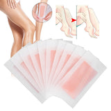 Maliao Wax Strips Extracts Full Body - 10 Strips - Rose