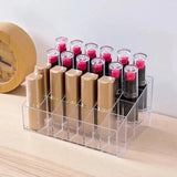 Acrylic Lipstick Nail Polish And Jewellery Display Rack 24 - Grid - Buy Online in Pakistan at Cosmia.pk