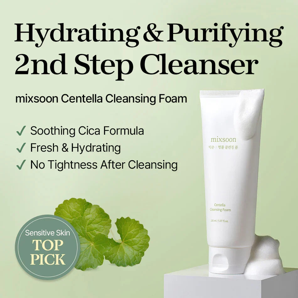 Mixsoon Centella Cleansing Foam – 150 ml - Buy Online in Pakistan at Cosmia.pk