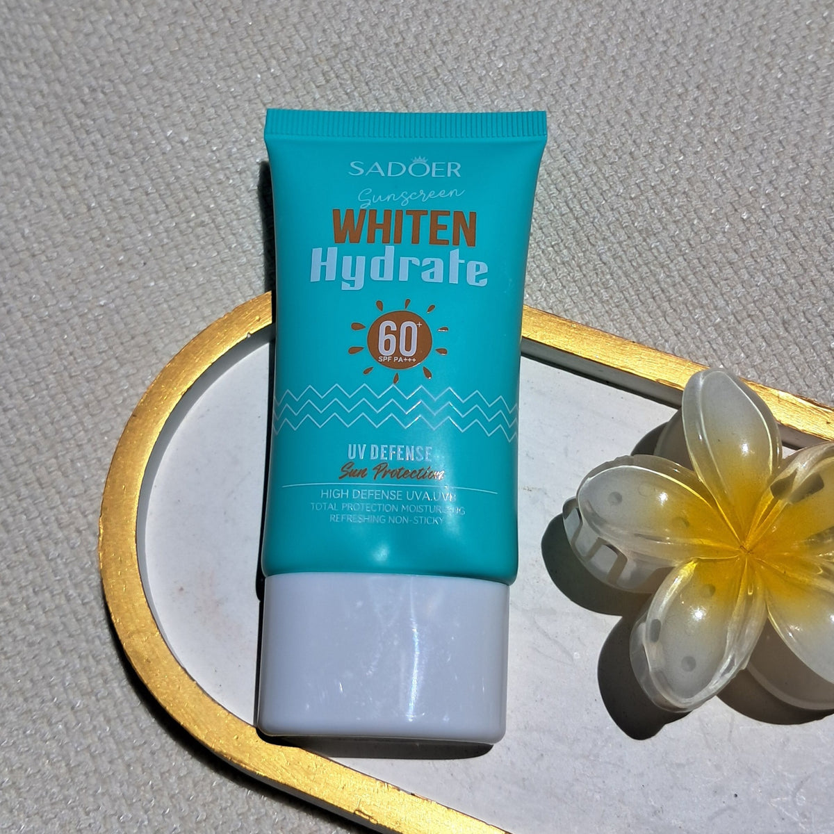 SADOER Whiten Hydrate Sunscreen SPF60 PA+ 50g - Buy Online in Pakistan at Cosmia.pk