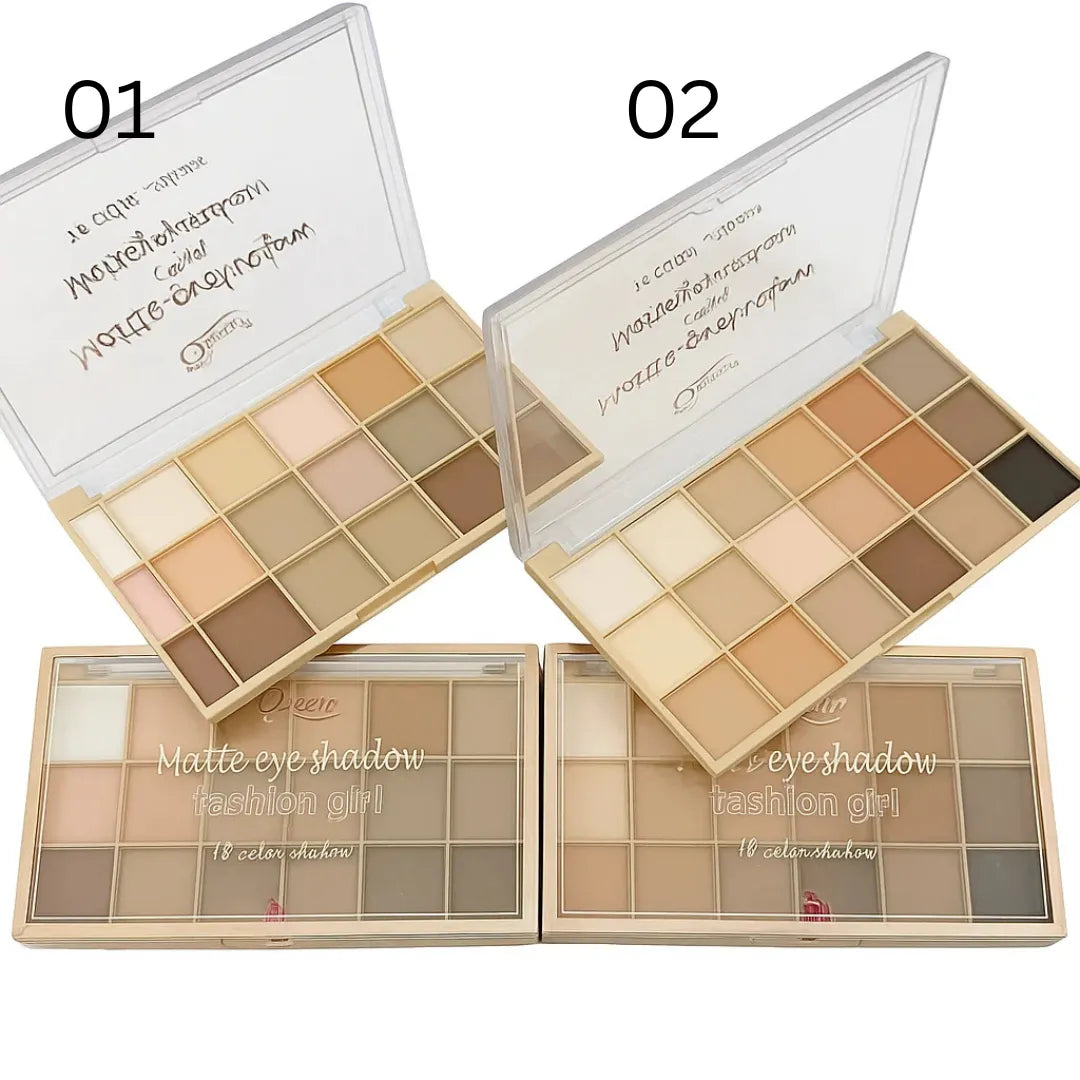 Mini Queen Super Matte 18‑Color Eyeshadow Palette - Buy Online in Pakistan at Cosmia.pk