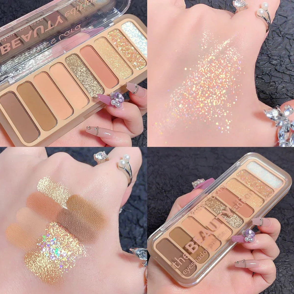Miss Lara 9-color Blush Highlighter Eyeshadow Palette - Buy Online in Pakistan at Cosmia.pk