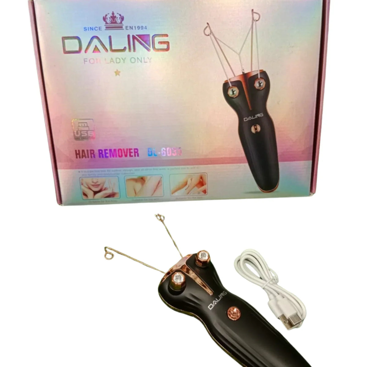 Daling Rechargeable Hair Threading Machine DL-6035 - Buy Online in Pakistan at Cosmia.pk