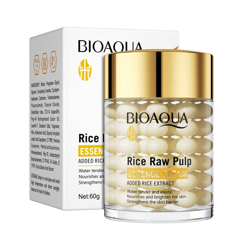 BIOAQUA Rice Raw Pulp Essence Cream 50g - Buy Online in Pakistan at Cosmia.pk