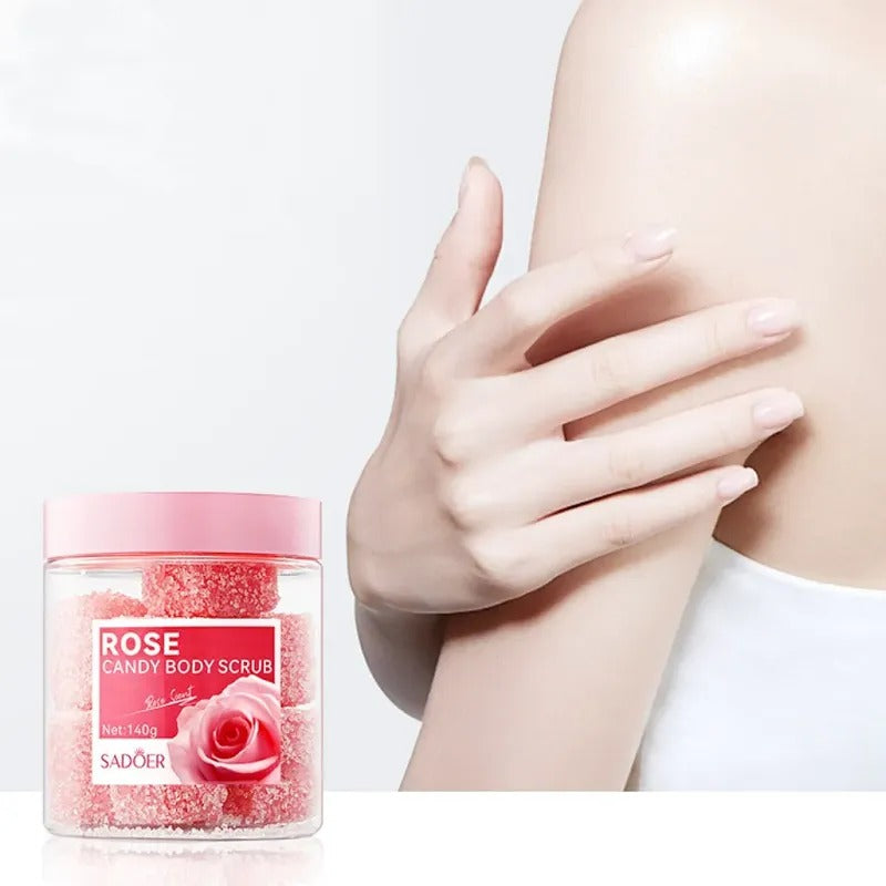 SADOER Rose Candy Body Scrub 140g - Buy Online in Pakistan at Cosmia.pk