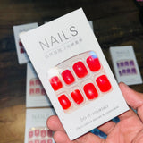 Stylish Artifical Nails With Free sticker (24 Pcs) - Buy Online in Pakistan at Cosmia.pk