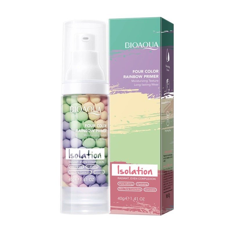 Bioaqua Four Color Rainbow Primer Isolation 40g bottle and box