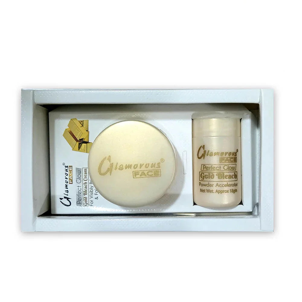 Glamorous Face Perfect Glow Gold Bleach Cream-Large - Buy Online in Pakistan at Cosmia.pk