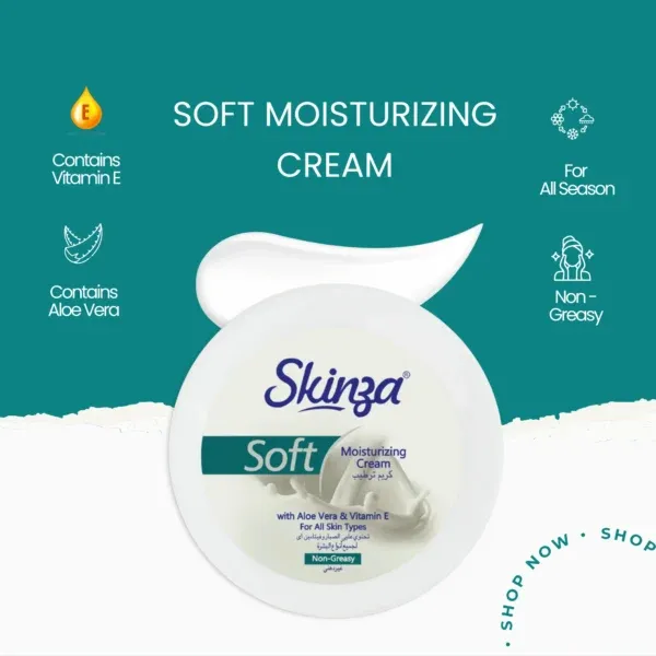 Skinza Soft Moisturizing Cream - Buy Online in Pakistan at Cosmia.pk