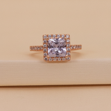 Square Halo Diamond Style Ring - Buy Online in Pakistan at Cosmia.pk