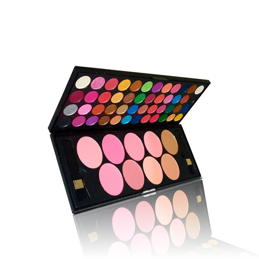 Glamorous Face 24+24+9 Matte, Velvet Eyeshade & Blushon Kit - Buy Online in Pakistan at Cosmia.pk