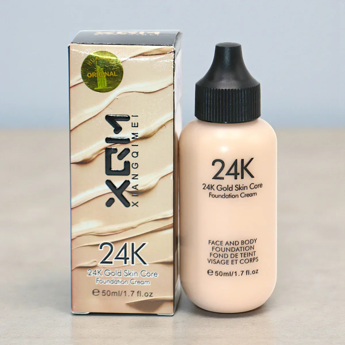 XQM 24K Gold Skin Core Foundation Cream - 50ml - Buy Online in Pakistan at Cosmia.pk