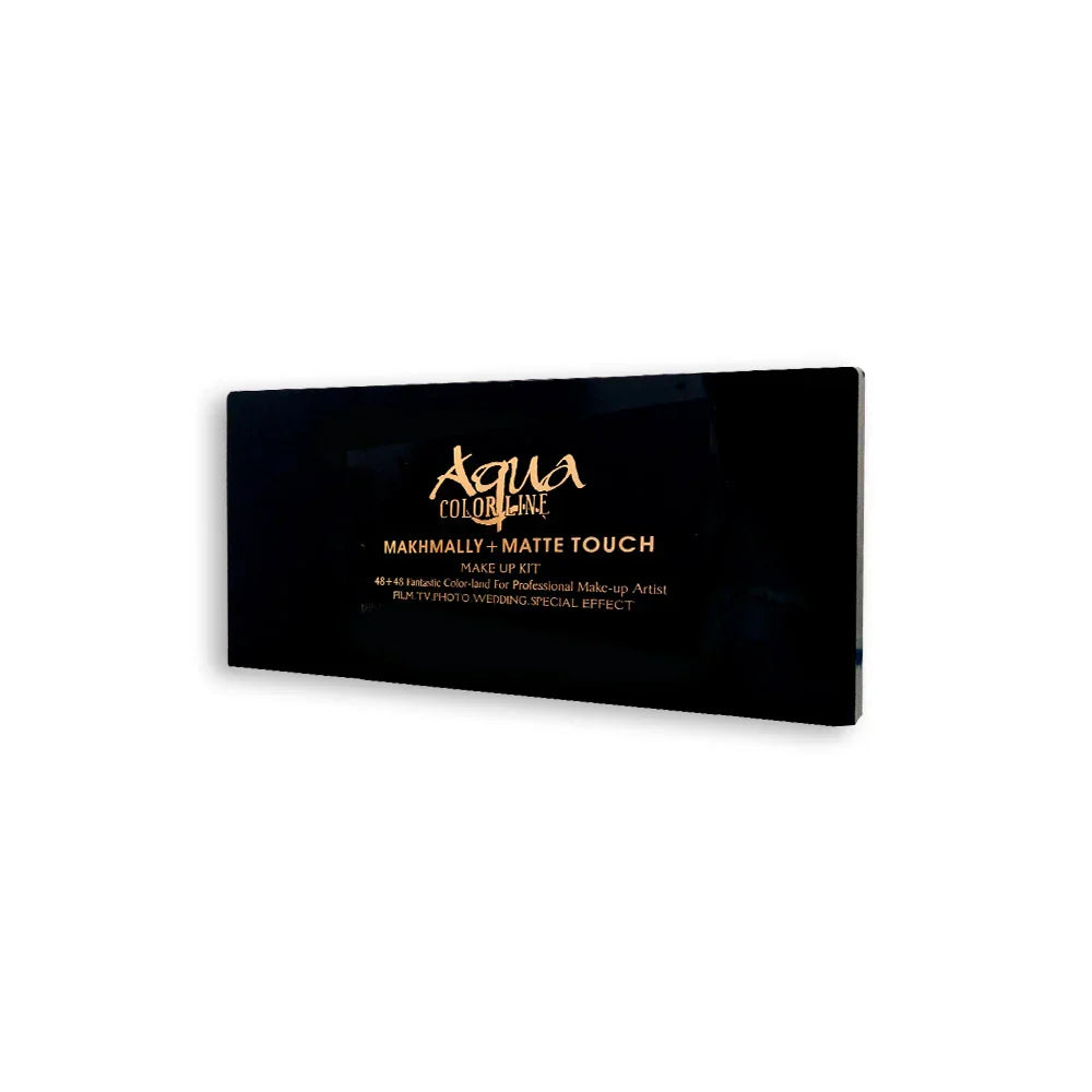 Aqua Color Line 48+48 Makhmally & Matte Makeup Palette - Buy Online in Pakistan at Cosmia.pk