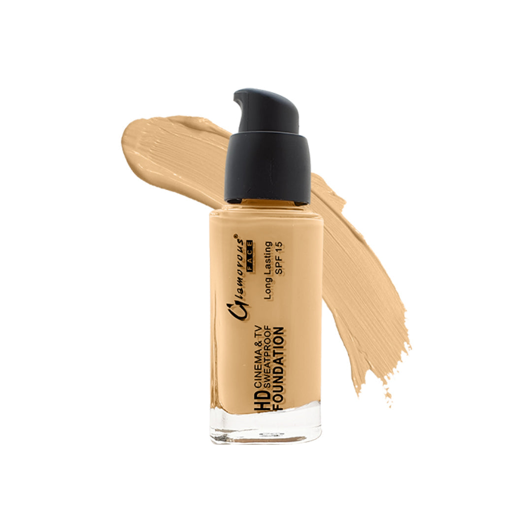 Glamorous Face HD Cinema & TV Waterproof Long Lasting Foundation - Buy Online in Pakistan at Cosmia.pk