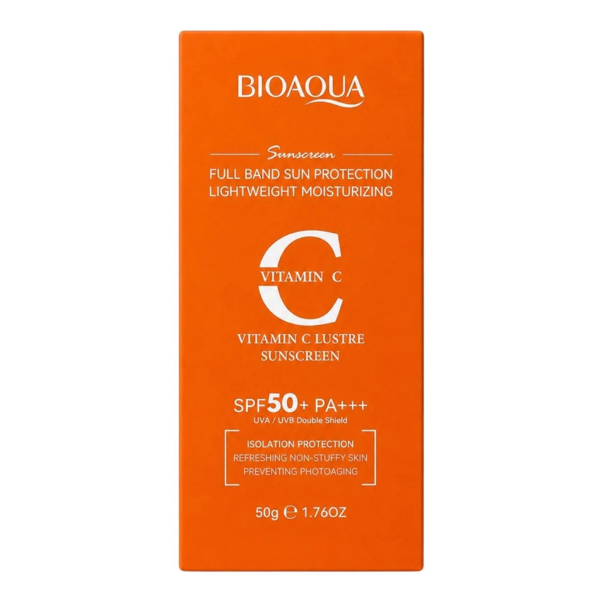 BIOAQUA Vitamin C Lustre Sunscreen SPF50+ PA+++ 50g - Buy Online in Pakistan at Cosmia.pk