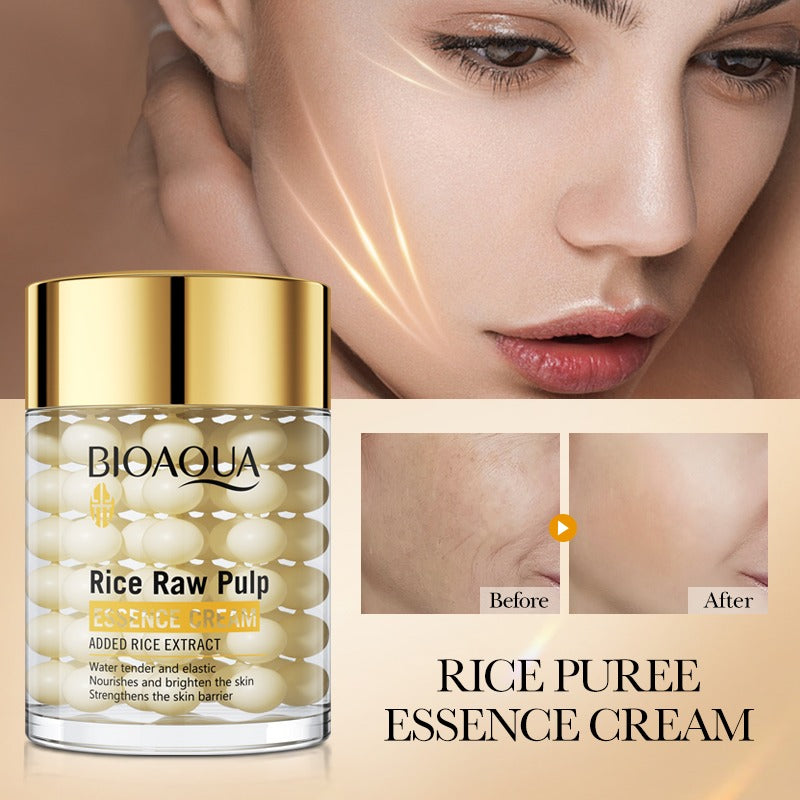 BIOAQUA Rice Raw Pulp Essence Cream 50g - Buy Online in Pakistan at Cosmia.pk