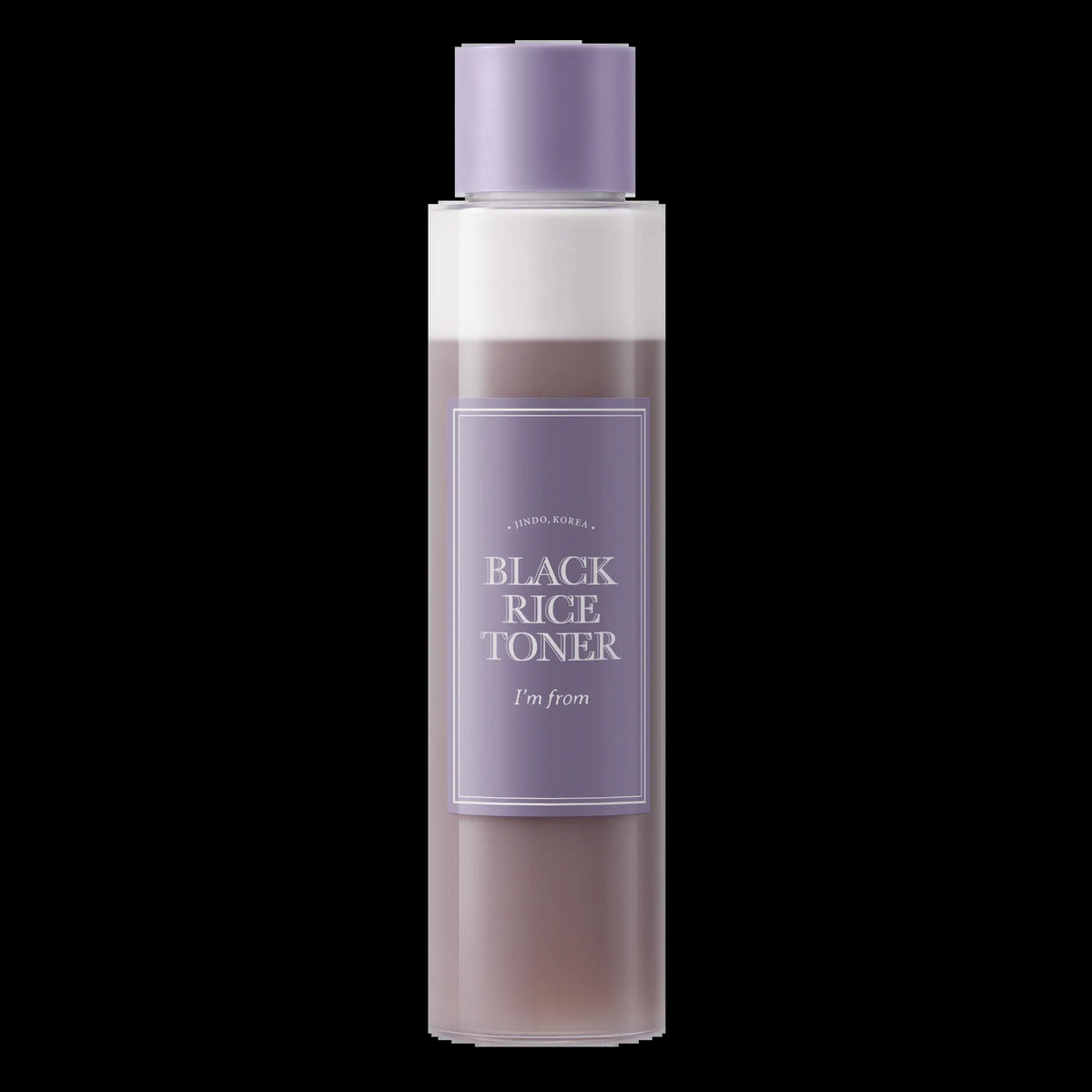 I'm From Black Rice Toner - bottle and milky texture