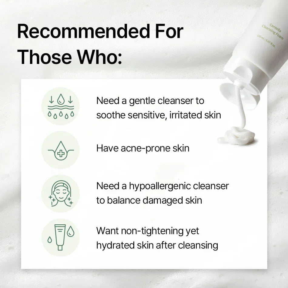 Mixsoon Centella Cleansing Foam – 150 ml - Buy Online in Pakistan at Cosmia.pk