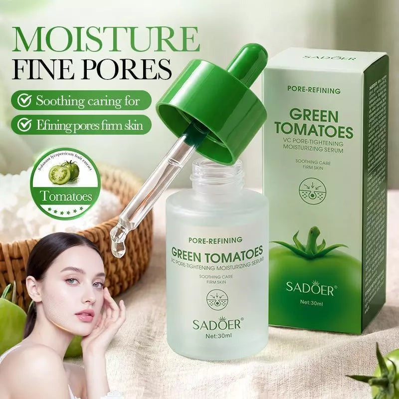 SADOER Green Tomatoes Pore Refining Serum 30ml - Buy Online in Pakistan at Cosmia.pk