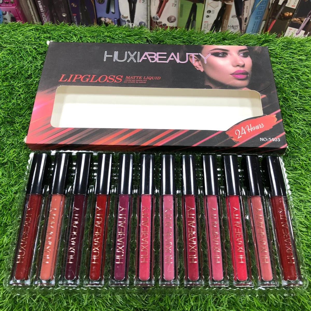 12Pcs Huxia Beauty New Matte Liquid Lip Gloss - Buy Online in Pakistan at Cosmia.pk