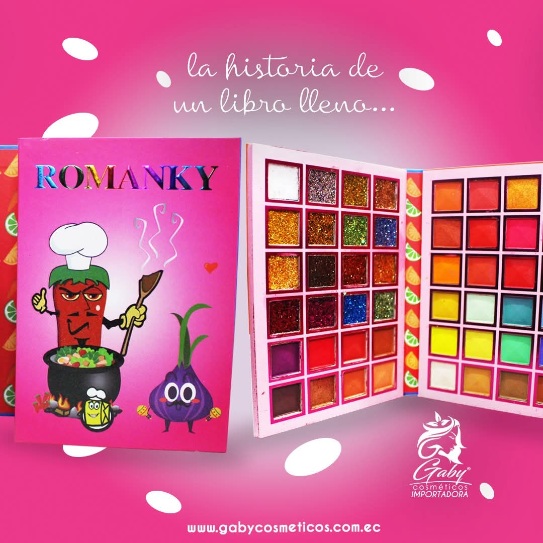 Romanky 4-Fold Makeup Palette - Buy Online in Pakistan at Cosmia.pk