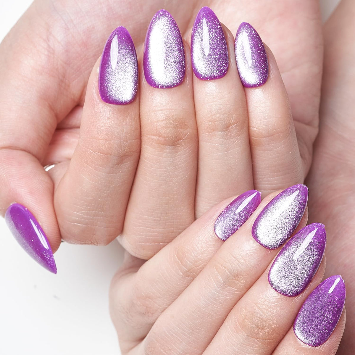 Romantic Myth Shiny Cat's Eye Nails - Purple