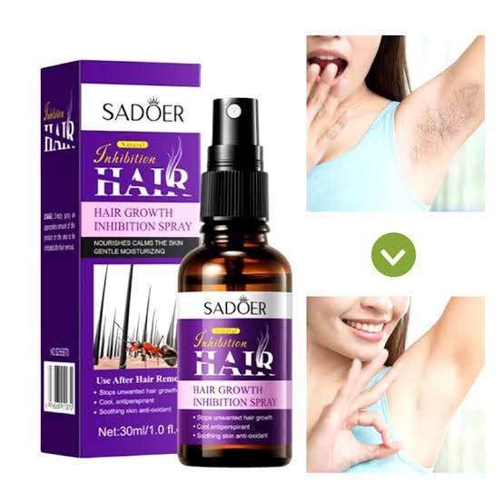 SADOER Hair Growth Inhibition Spray 30ml - Buy Online in Pakistan at Cosmia.pk