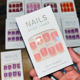 Stylish Artifical Nails With Free sticker (24 Pcs) - Buy Online in Pakistan at Cosmia.pk