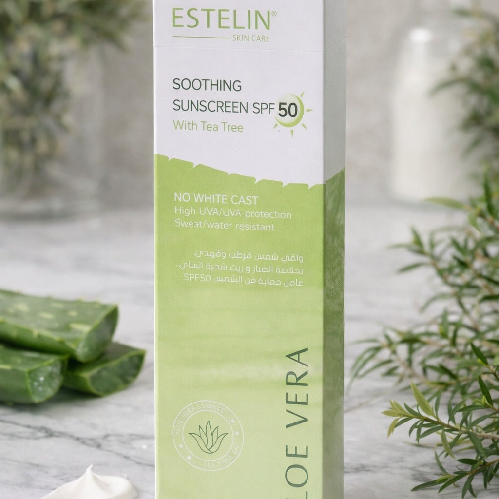 Estelin Aloe Vera Soothing Skin Care Set With Tea Tree Price in Pakistan | Cosmia.pk