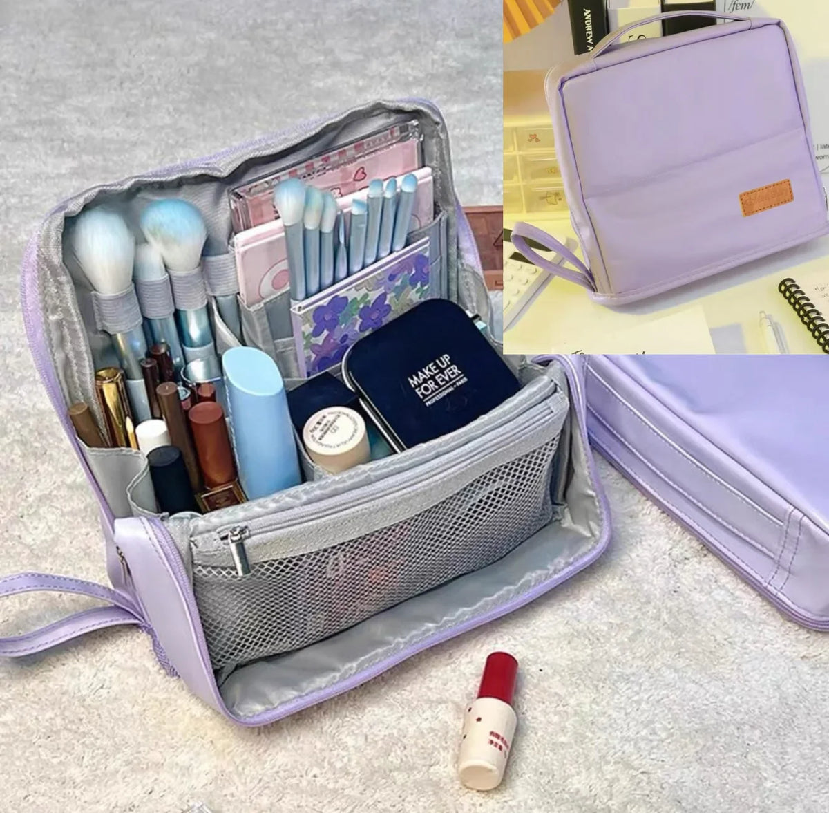 4 in 1 Makeup pouch - Purple