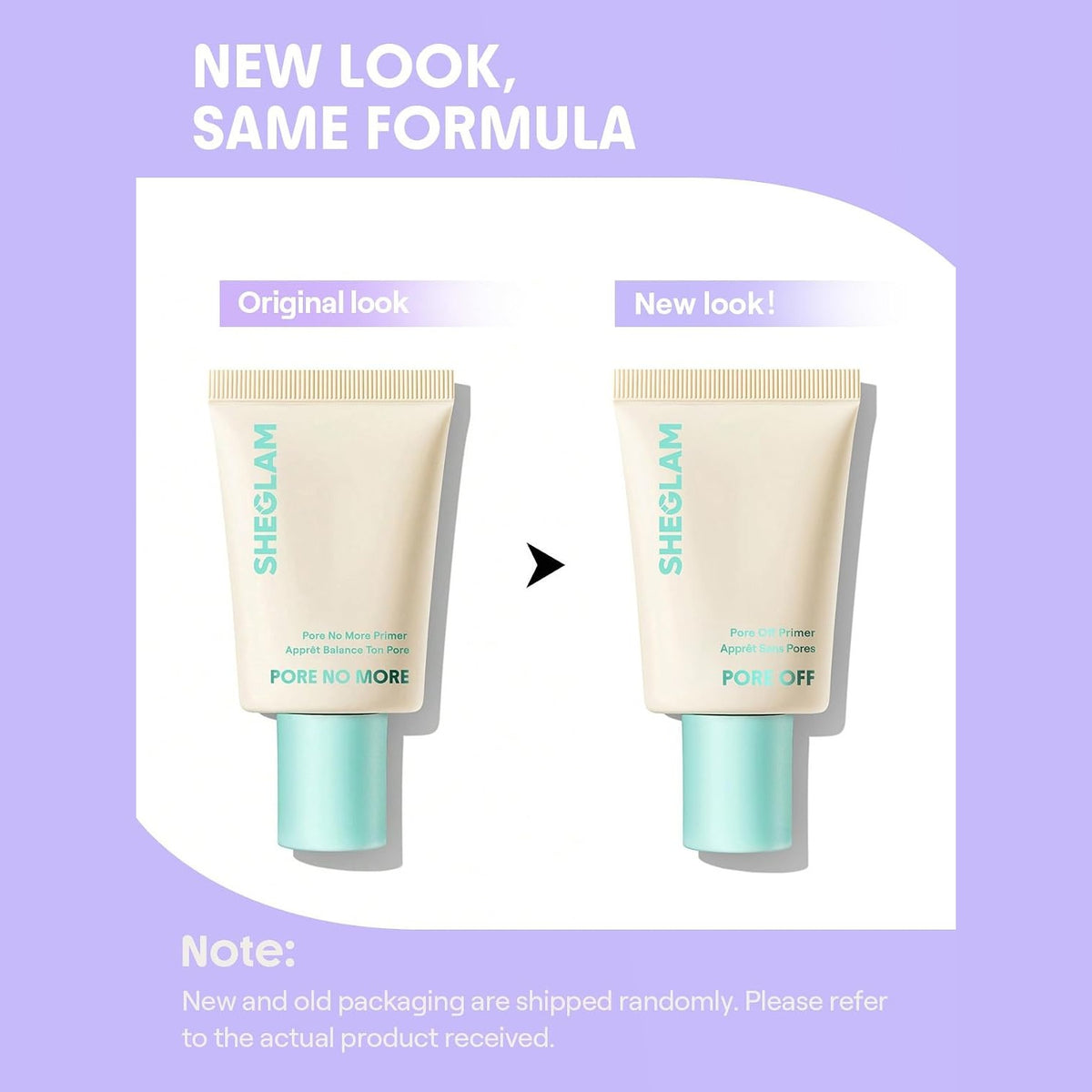 SHEGLAM Pore No More Primer - same formula, packaging may vary