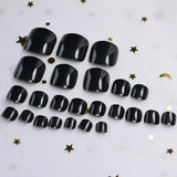 XIANGDAIER Cosmetics Press-On Nail - Black