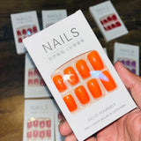 Stylish Artifical Nails With Free sticker (24 Pcs) - Buy Online in Pakistan at Cosmia.pk