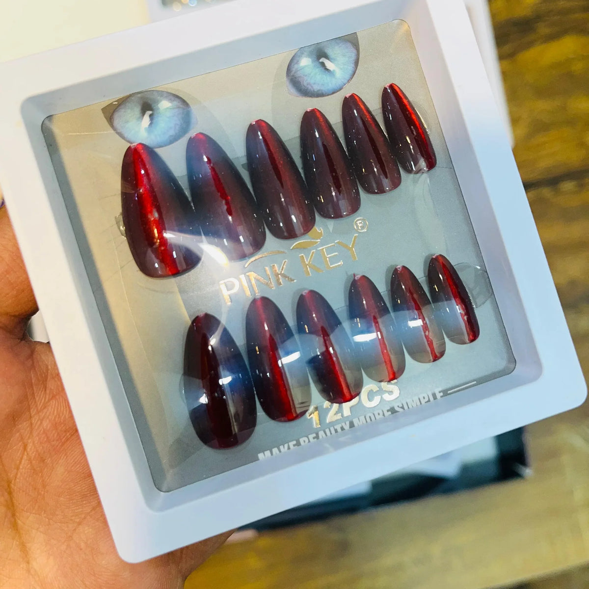 Pink Key Nails – Unlock Your Perfect Look - Red