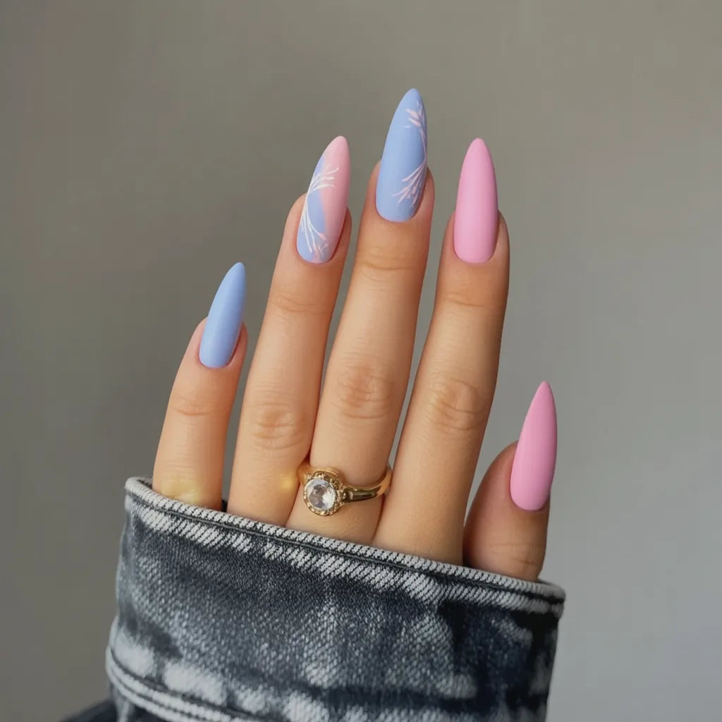 Pink Key Nails – Unlock Your Perfect Look - Sky Blue (Matte)