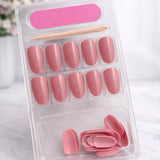 Pink Key Nails – Unlock Your Perfect Look - Pack of 6 (Matte)