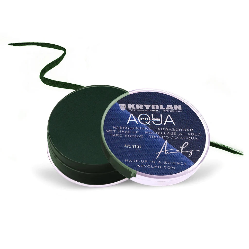Kryolan - Aquacolor Cake Liner - GR 50 - Army Green