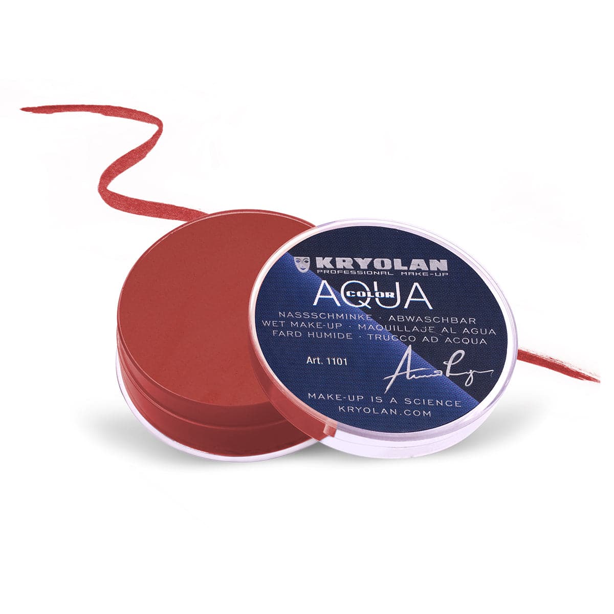 Kryolan - Aquacolor Cake Liner - 078 - Red
