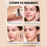 SHEGLAM Skin Sync Satin Foundation - how to apply in 3 steps