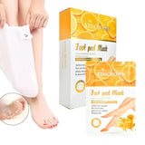 Kiss Crown Lemon Exfoliating Foot Peel Mask - Buy Online in Pakistan at Cosmia.pk