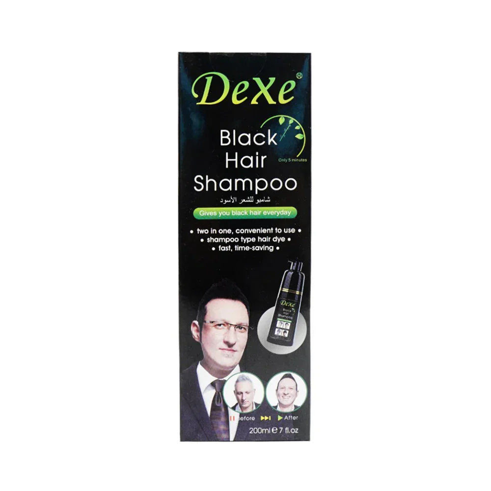 Dexe Black Hair Shampoo - 200ml - Buy Online in Pakistan at Cosmia.pk
