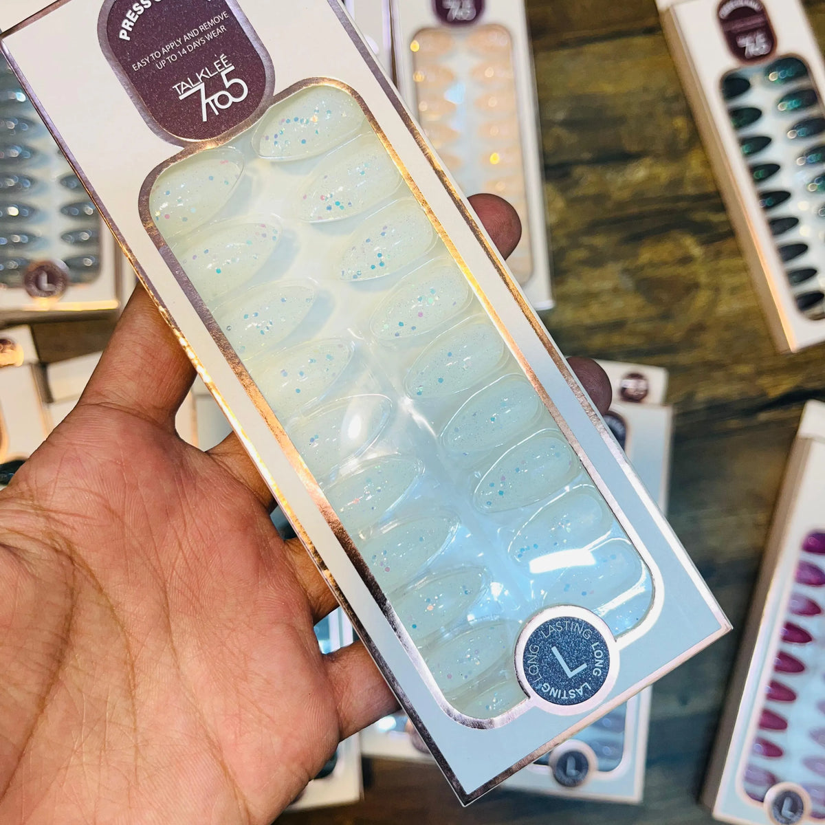 7To5 Talklee Press On nails Artifical Nails With Free Stickers - Buy Online in Pakistan at Cosmia.pk